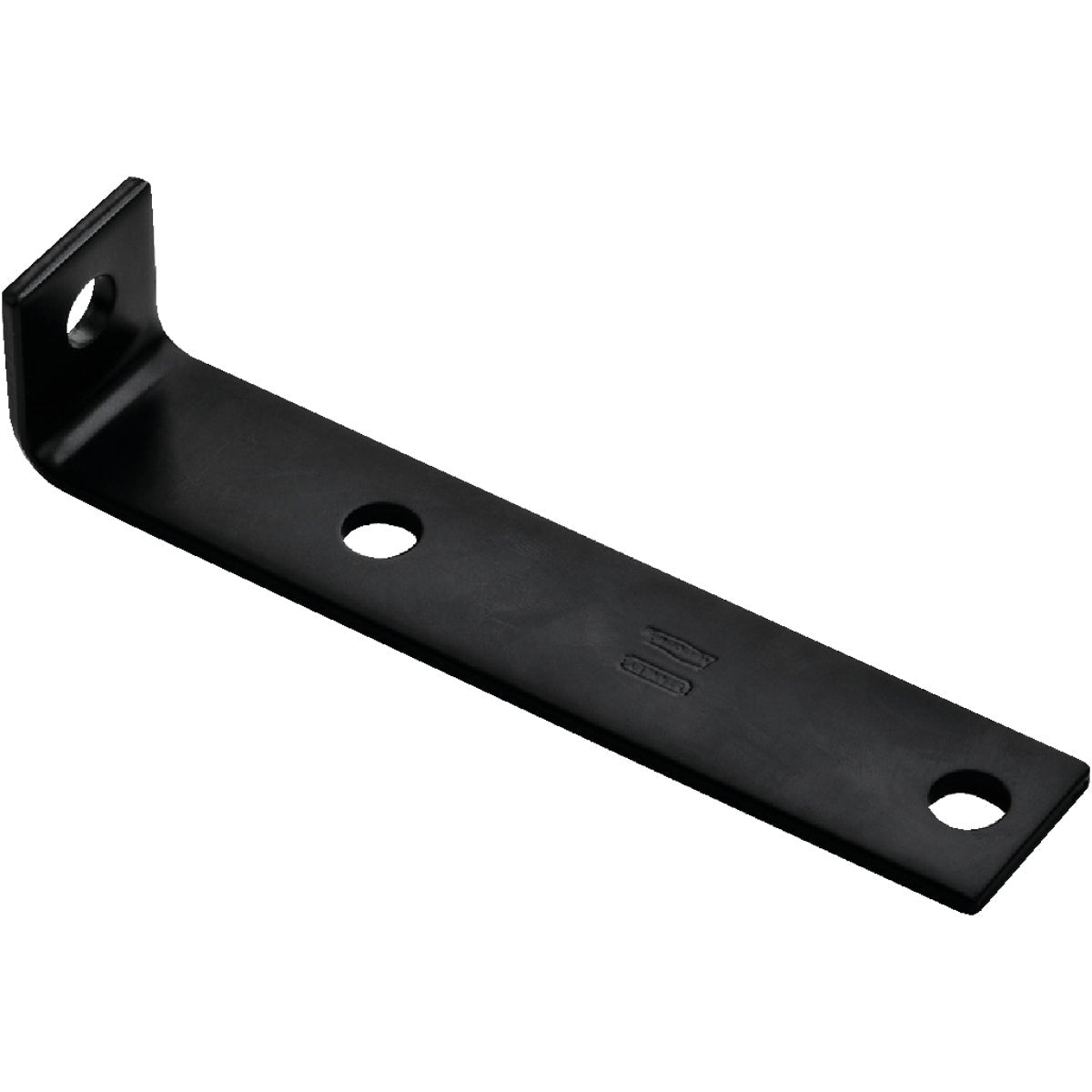 National 7.5 In. x 1.5 In. x 3/16 In. Black Heavy Duty Offset Leg Corner Brace