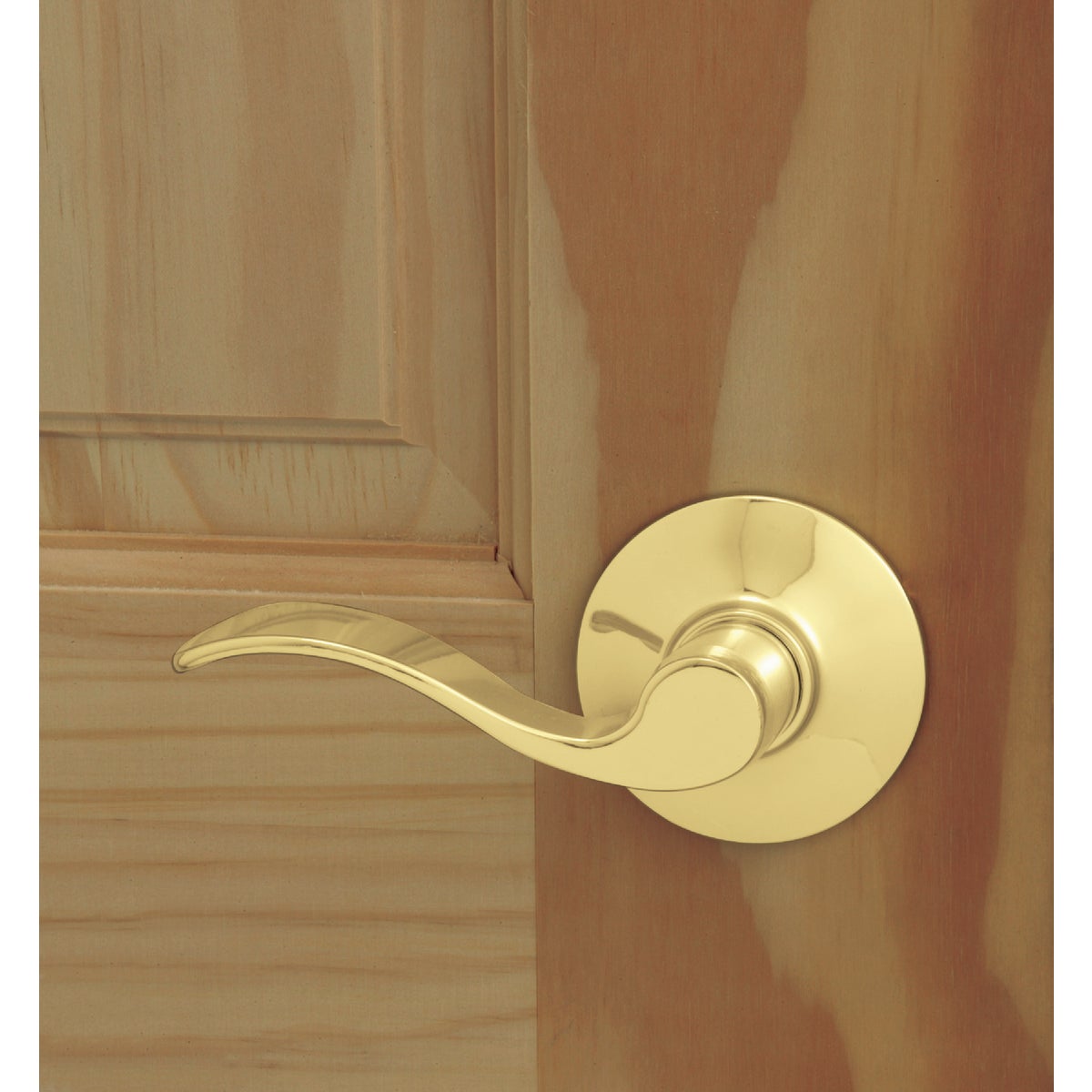 Schlage Bright Brass Accent Passage Door Lever