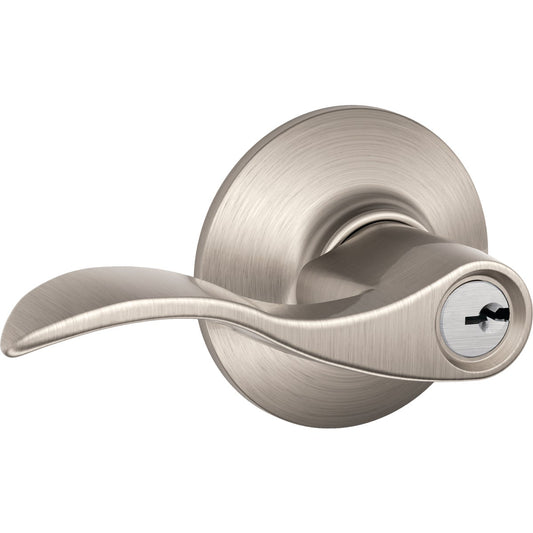 Schlage Satin Nickel Accent Entry Door Lever