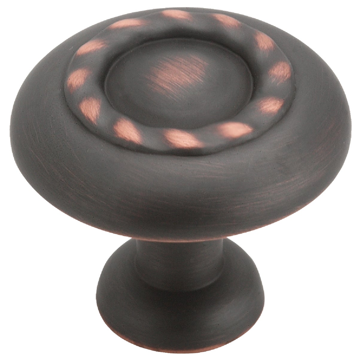 Amerock Inspirations Oil Rubbed Bronze 1-1/4 In. Cabinet Knob