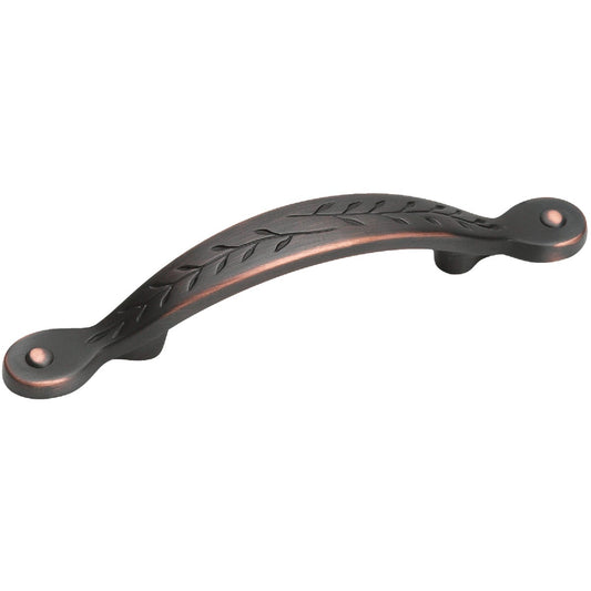 Amerock Nature's Spendor Oil Rubbed Bronze 3 In. Leaf Cabinet Pull