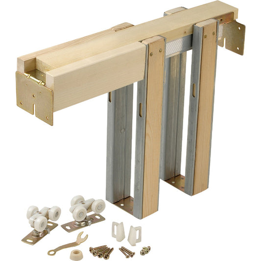 Johnson Hardware 1500 Series 36 In. To 80 In. Natural Universal Pocket Door Frame