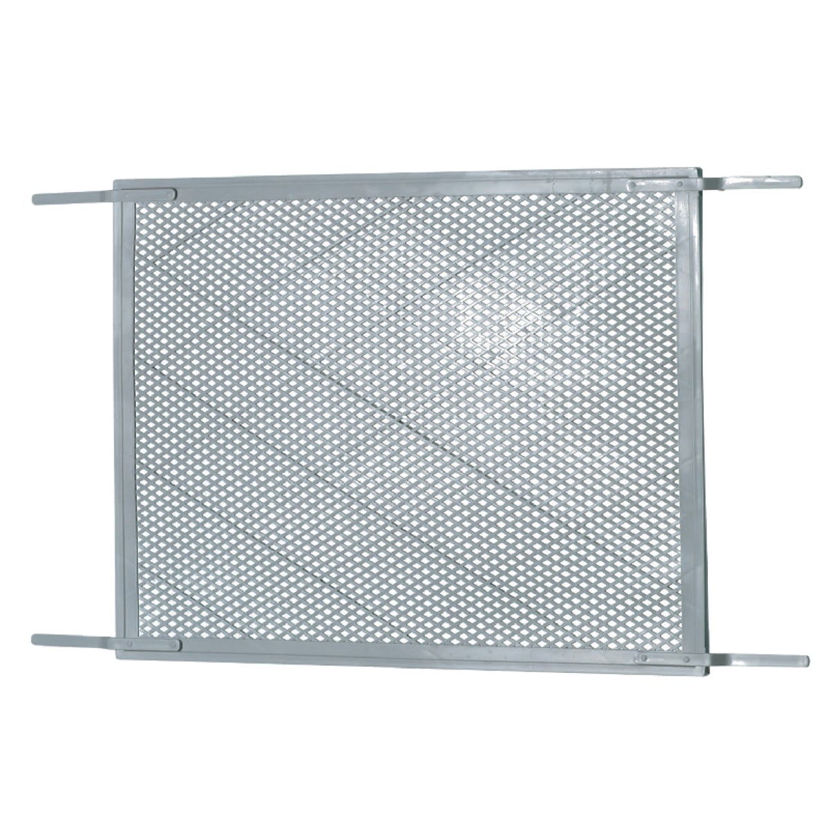 Prime-Line Make-2-Fit 34.5 In. x 20 In. Gray Plastic Door Grille for 36 In. Door