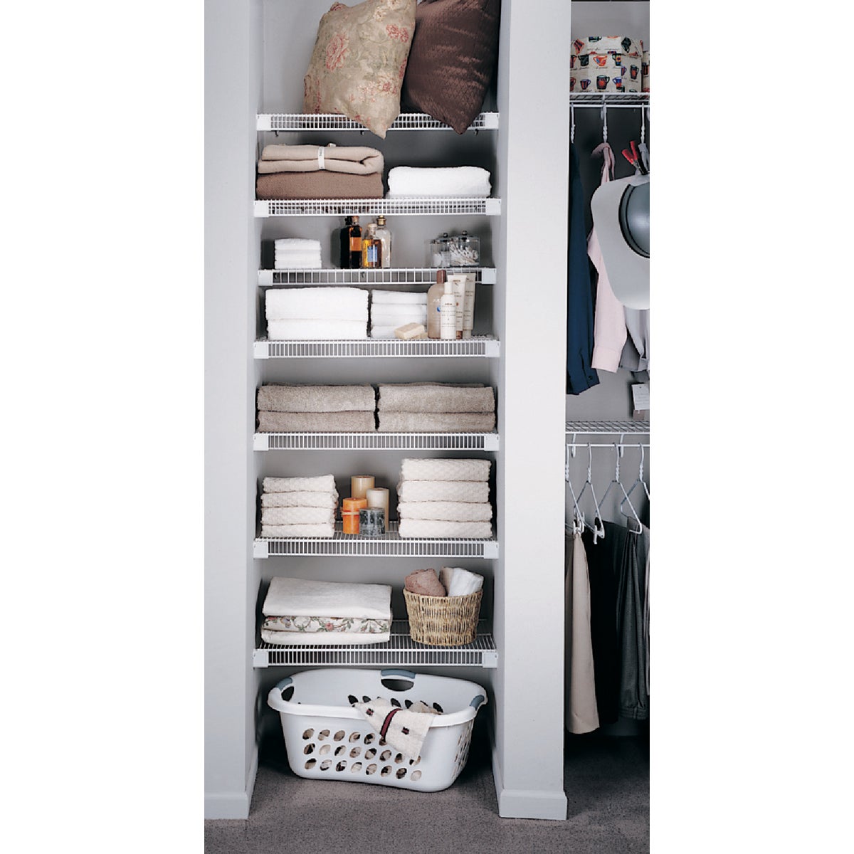 Closetmaid White Wire Shelving Wall Bracket