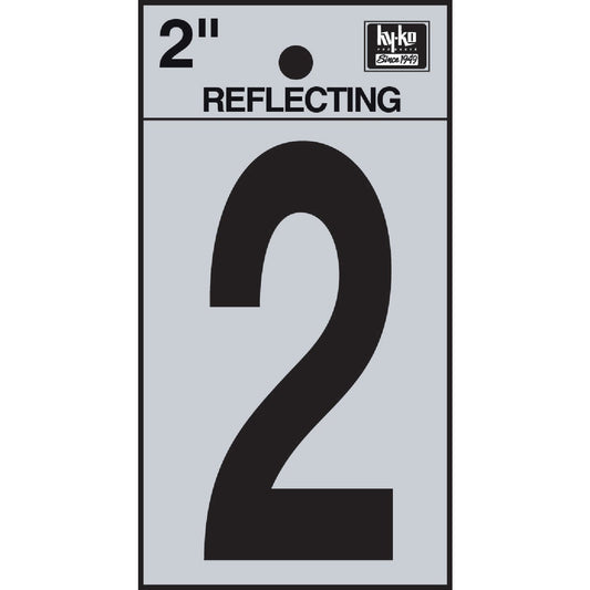 Hy-Ko Vinyl 2 In. Reflective Adhesive Number Two