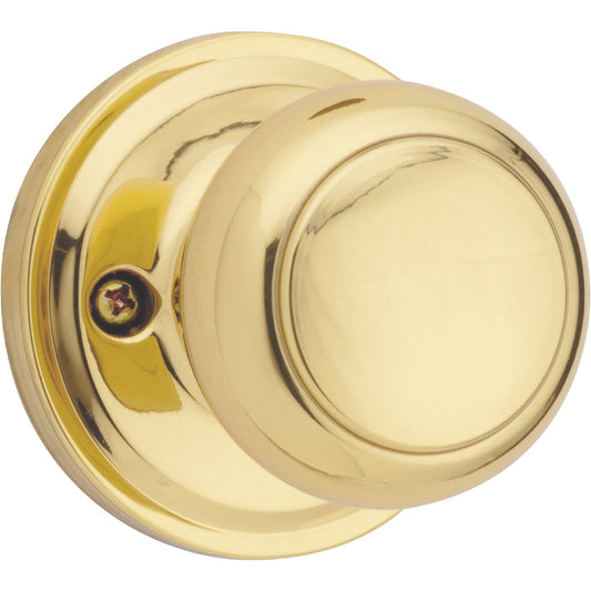 Weiser Polished Brass Troy Dummy Door Knob