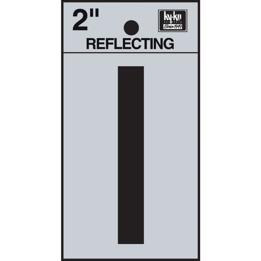 Hy-Ko Vinyl 2 In. Reflective Adhesive Letter, I