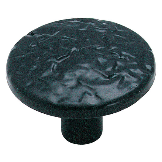 Amerock Everyday Heritage Textured Black 1-1/4 In. Cabinet Knob