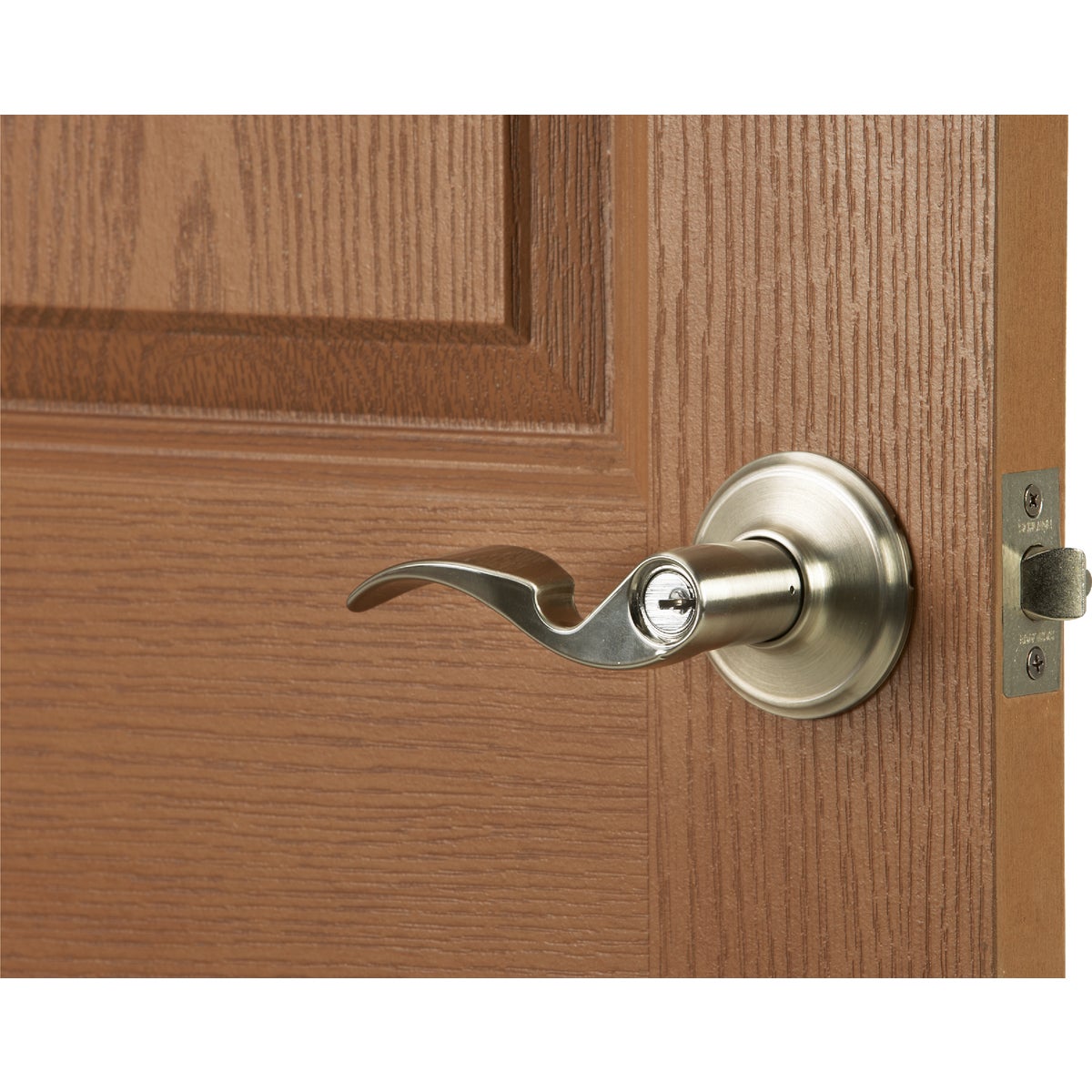 Schlage Satin Nickel Avanti Entry Door Lever