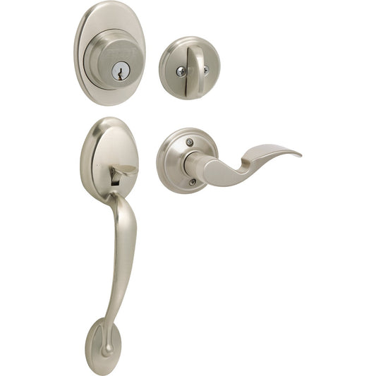 Schlage Satin Nickel Entry Door Handleset