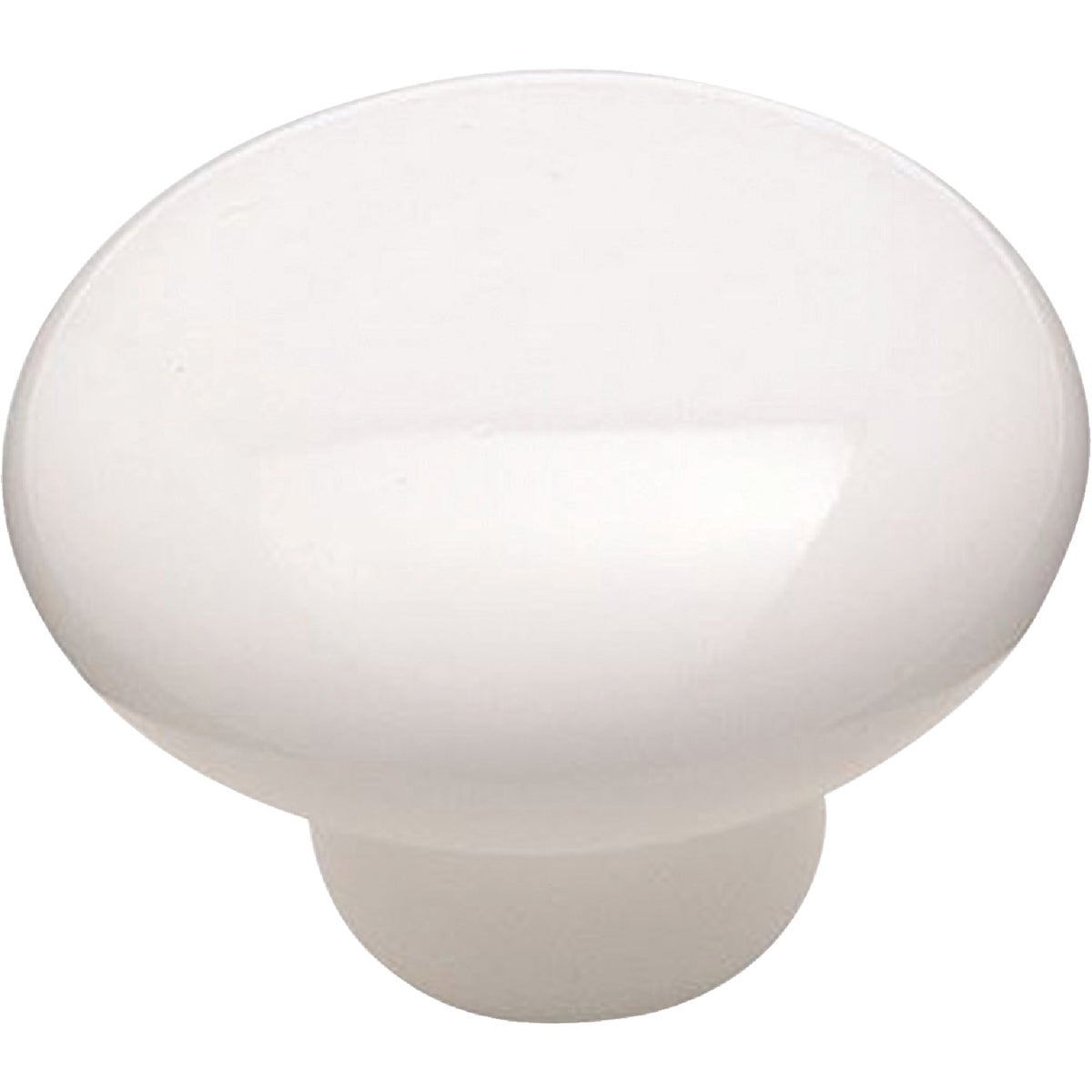 Amerock Everyday Heritage White Gloss 1-1/2 In. Cabinet Knob