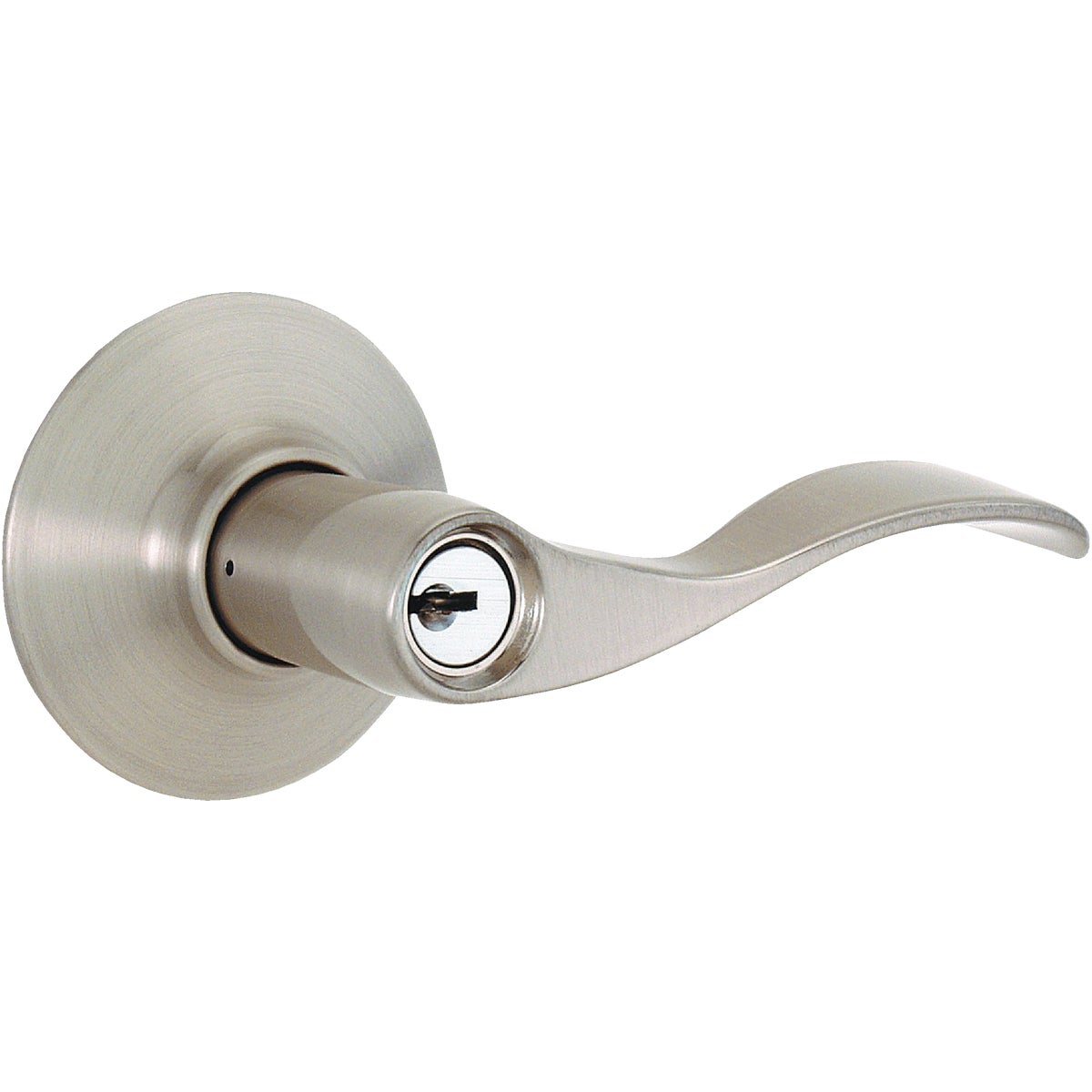 Schlage Satin Nickel Accent Entry Door Lever