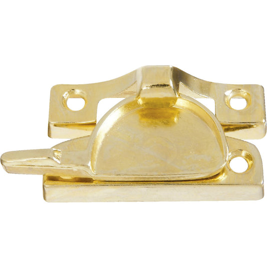 National Bright Brass Finished Die-Cast Zinc Crescent Sash Lock