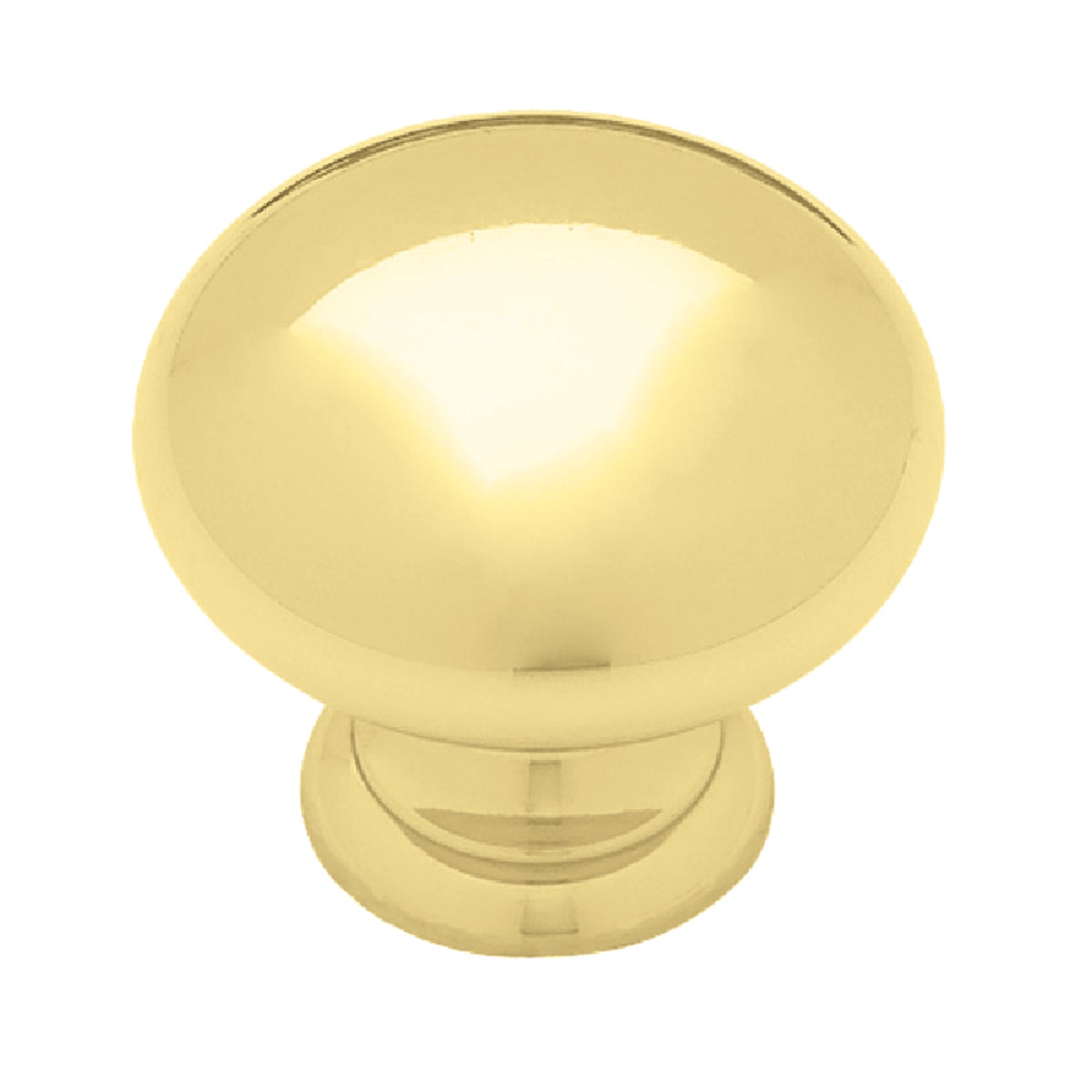 Laurey Polished Brass Solid Brass 1-3/8 In. Cabinet Knob