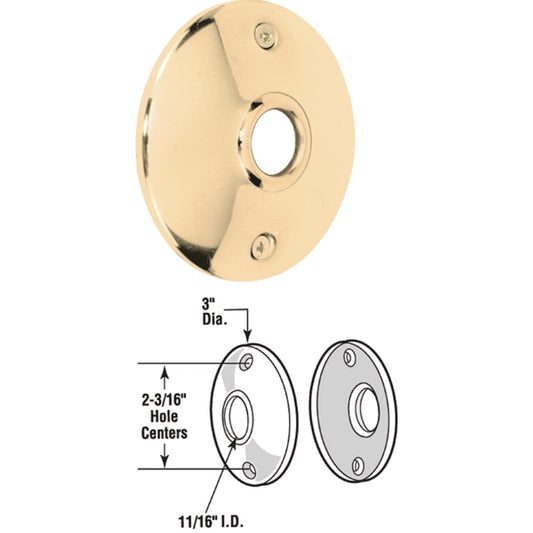 Defender Security 3 In. Replacement Door Knob Rose