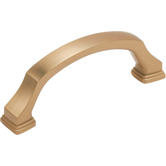 Amerock Revitalize 3 In. Golden Champagne Center-to-Center Pull