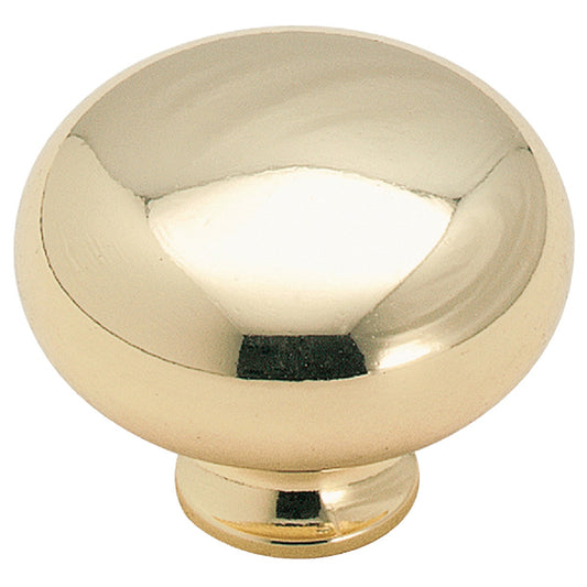 Amerock Allison Edona Polished Brass 1-1/4 In. Cabinet Knob