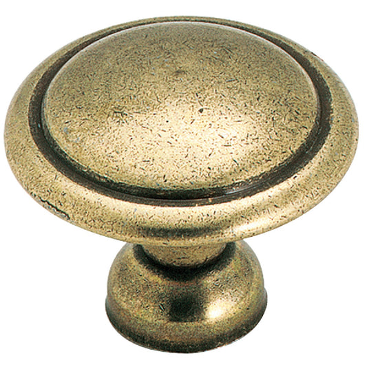 Amerock Everyday Heritage Antique Brass 1-3/8 In. Cabinet Knob