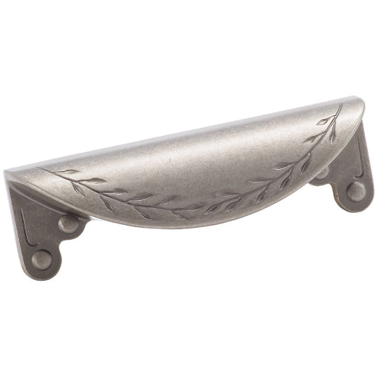 Amerock Nature's Splendor Weathered Nickel 3 In. Cabinet Cup Pull