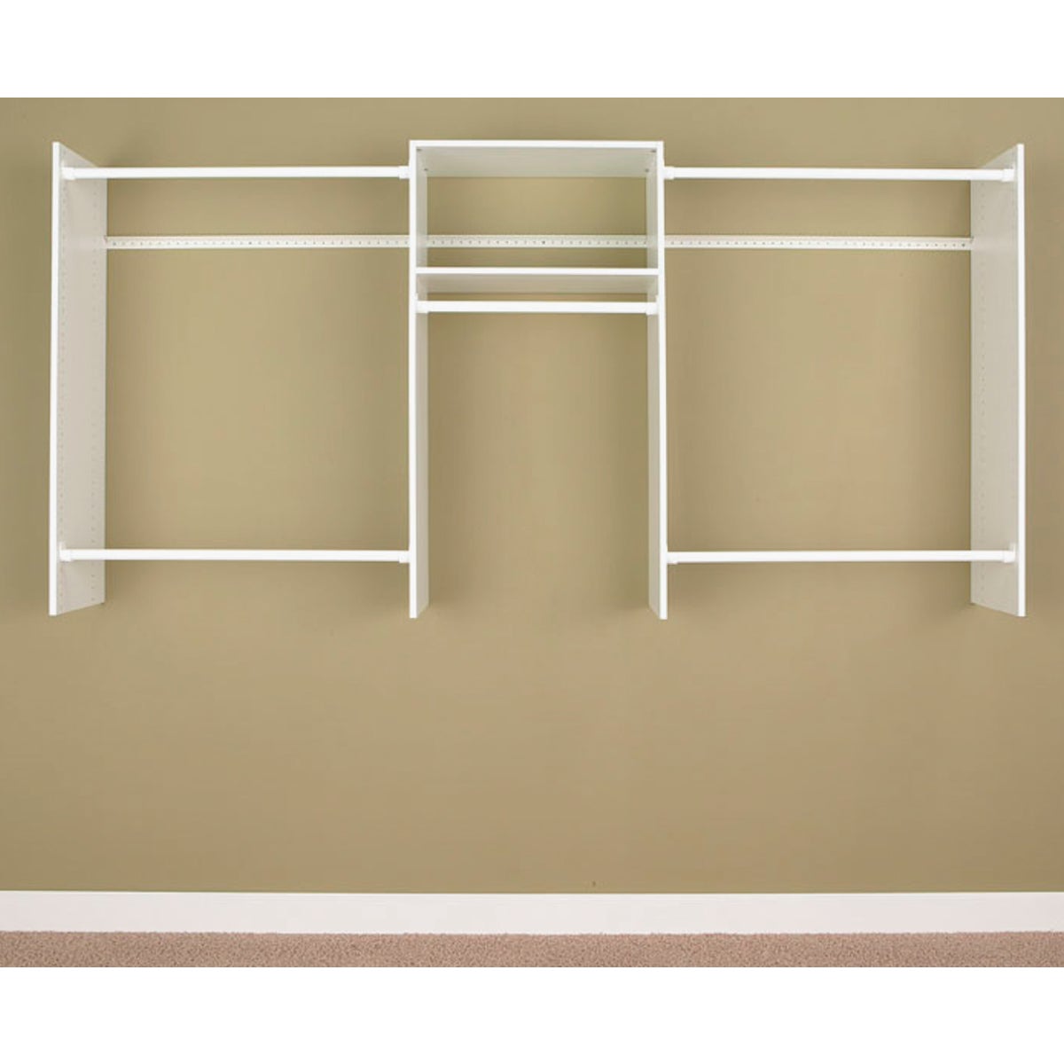 Easy Track 8 Ft. Basic Starter Closet System