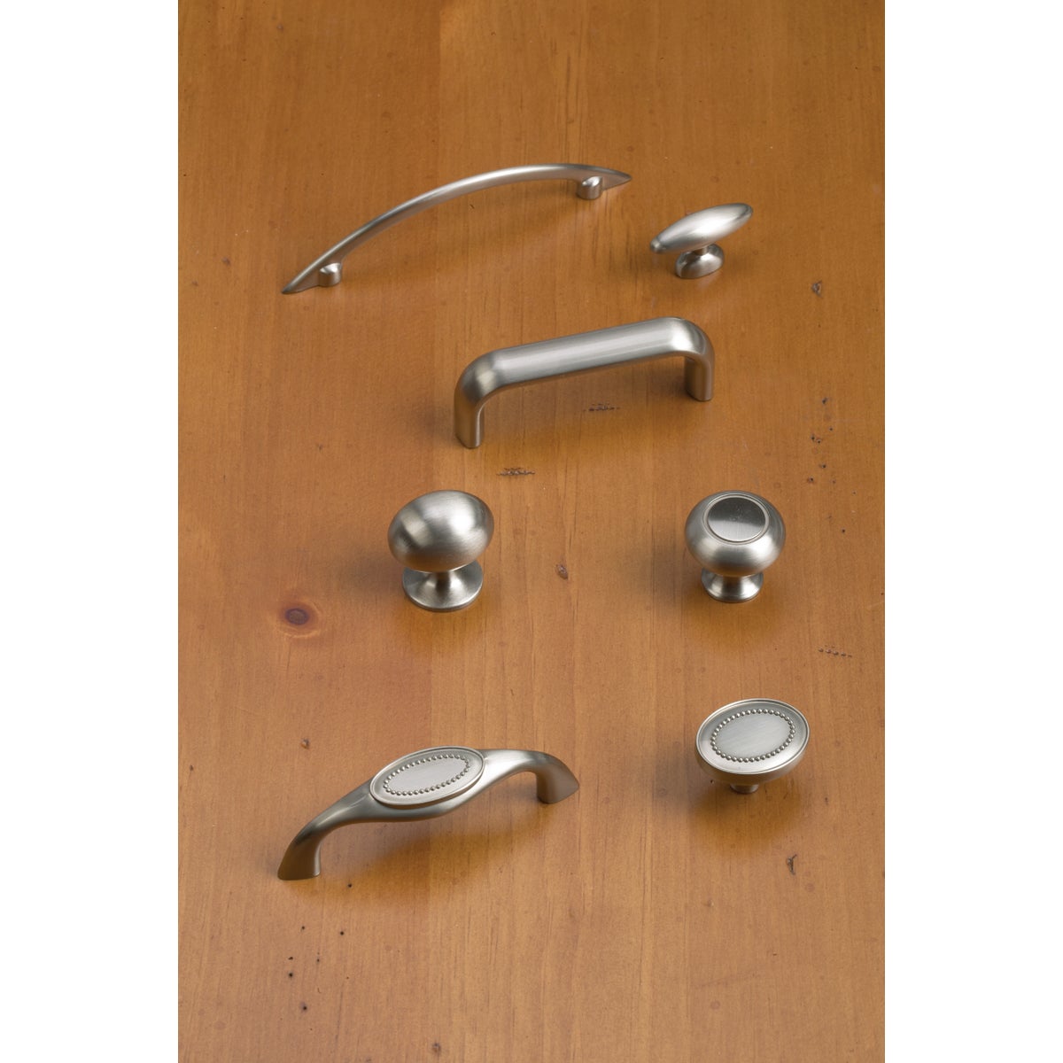 Amerock Everyday Heritage Satin Nickel 1-3/8 In. Cabinet Knob