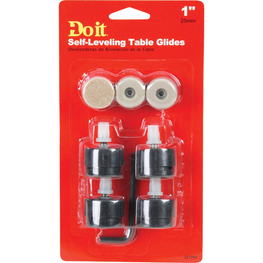 Do it Self-Leveling 1 In. Adjustable Furniture Glide,(4-Pack)