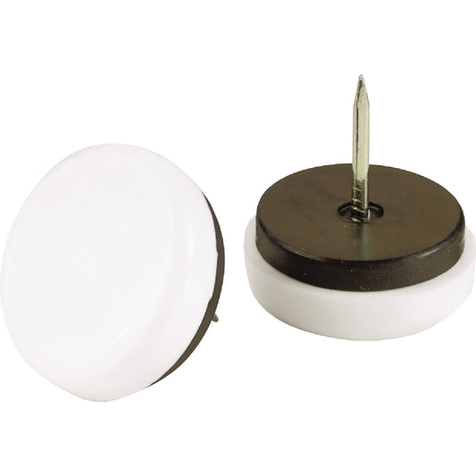 Do it 1-1/2 In. Round Swivel Nail on Furniture Glide,(4-Pack)