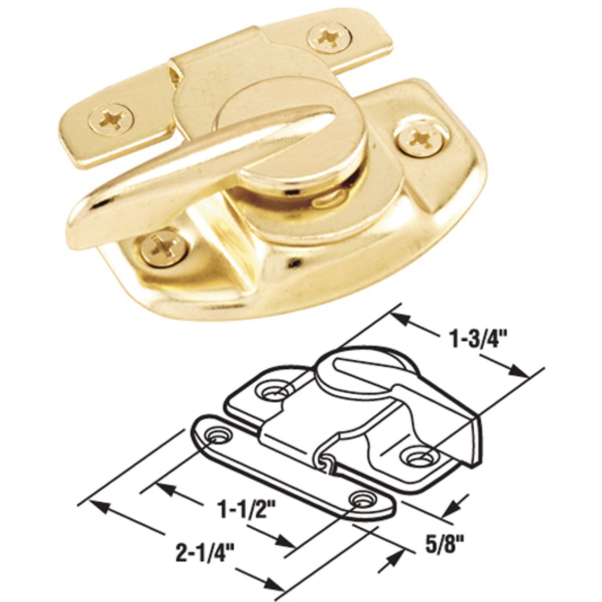 Slide-Co Universal Sliding Window Sash Lock