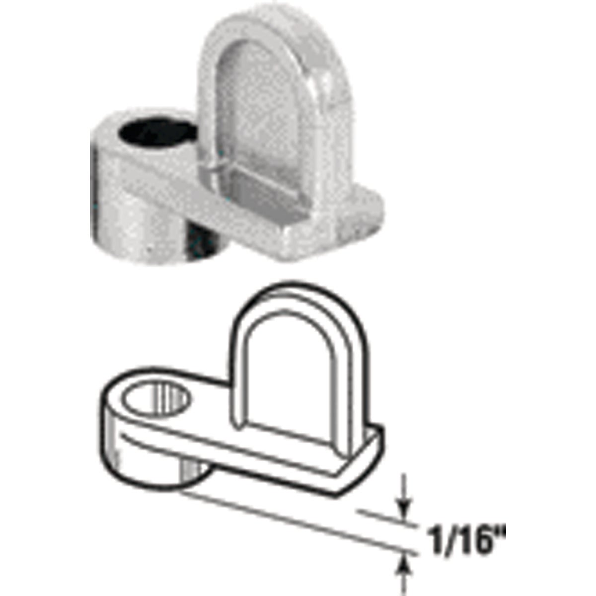 Slide-Co 1/16 In. Diecast Window Screen Clip (4 Count)