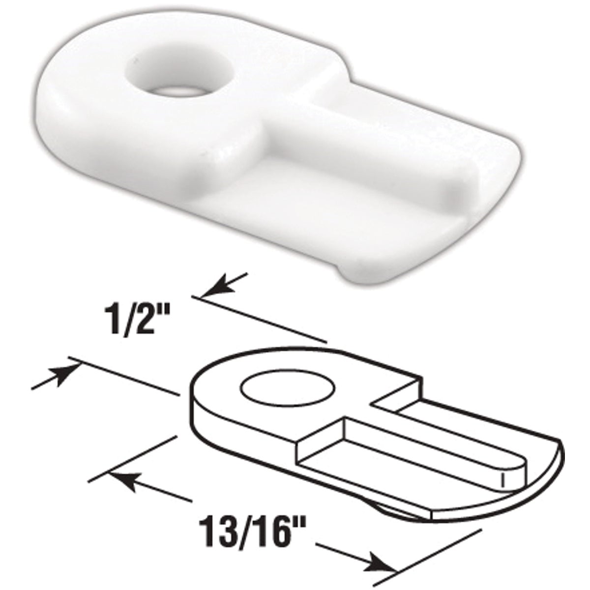 Prime-Line Flush Nylon Window Screen Clips (8-Pack)