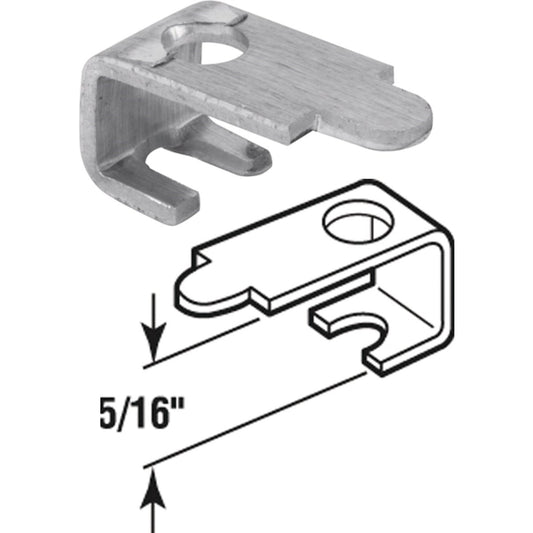 Slide-Co 5/16 In. Aluminum Window Casement Clips (12 Count)