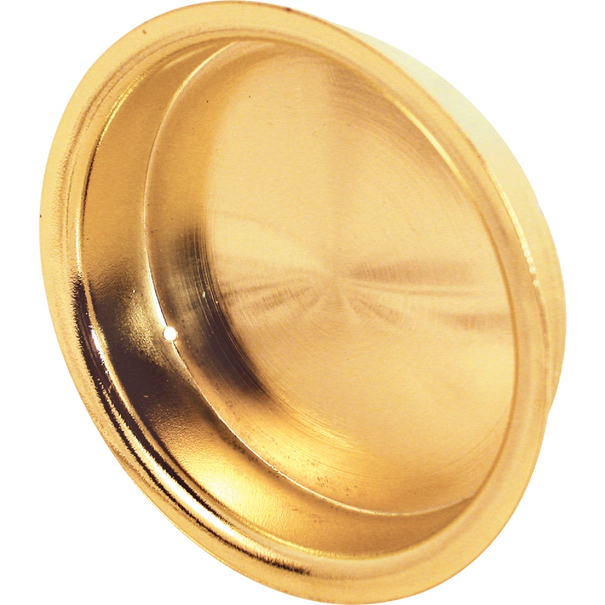 Prime-Line 2-1/8 In. Dia. Brass Wardrobe Pocket Door Pull (2-Count)