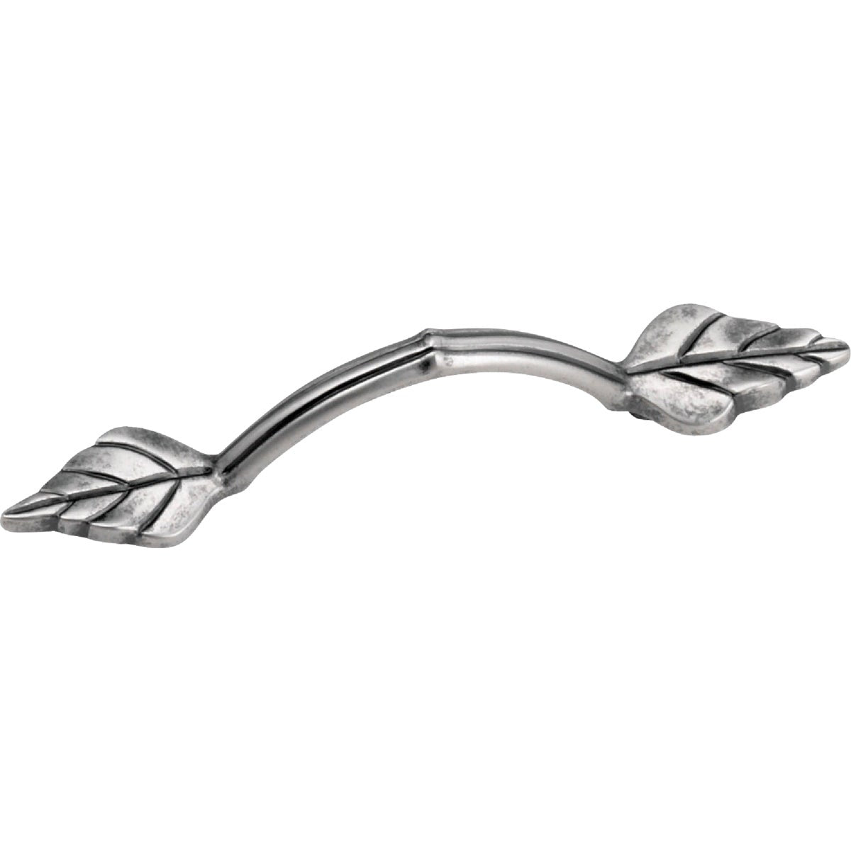 Laurey 3 In. Center-To-Center Antique Pewter Leaf Cabinet Pull