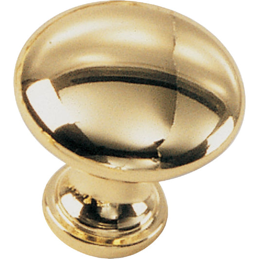 Laurey Polished Brass 1-1/4 In. Cabinet Knob