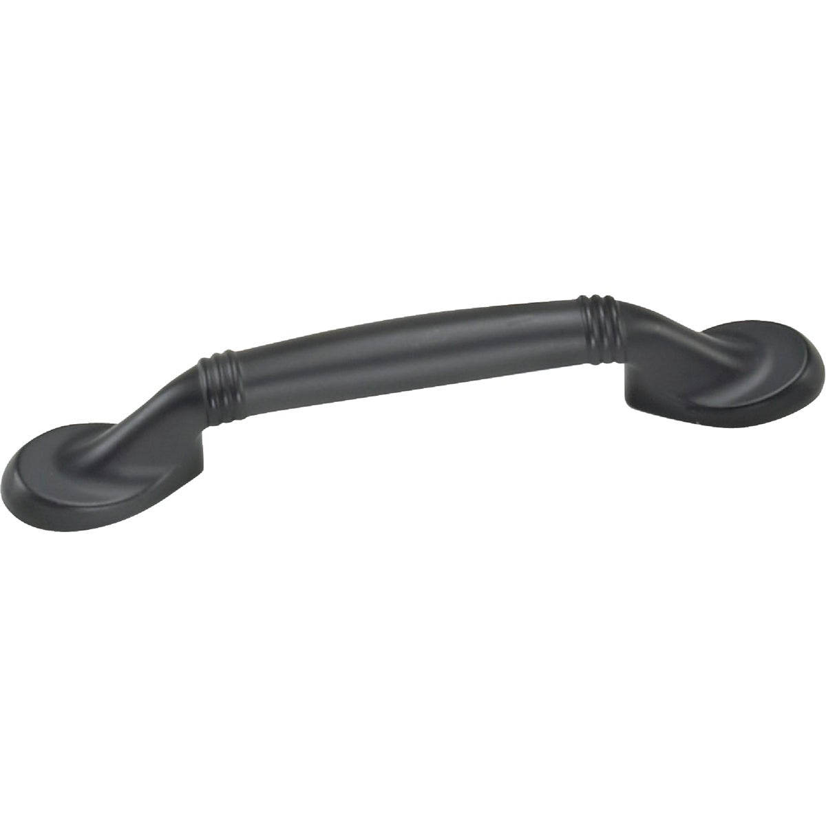 Laurey Nantucket 3 In. Center-To-Center Black Matte Spoonfoot Cabinet Pull