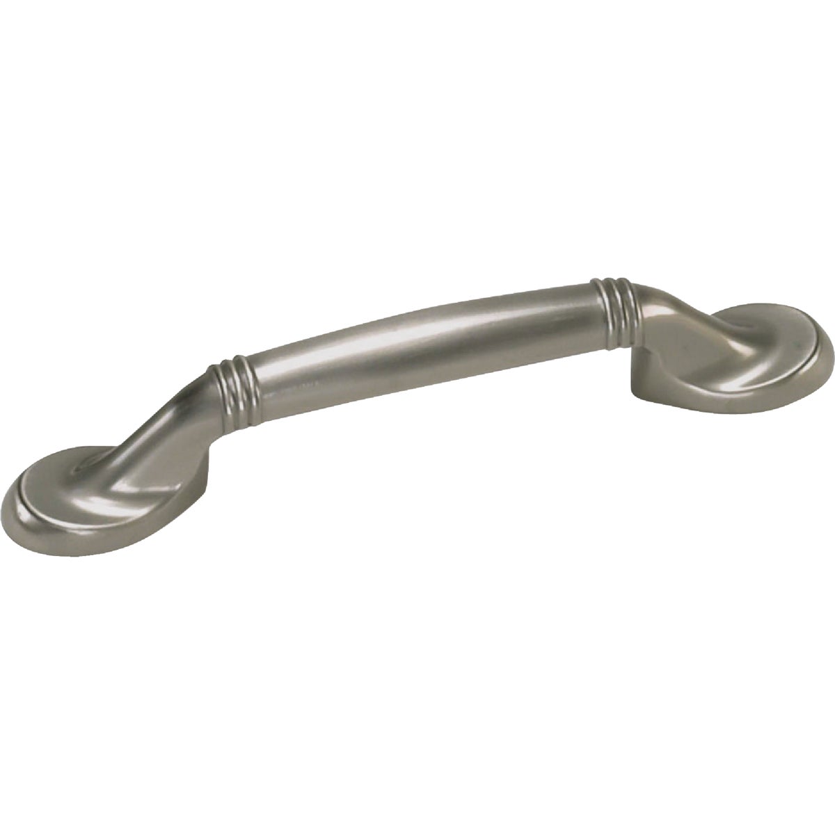 Laurey Nantucket 3 In. Center-To-Center Satin Pewter Spoonfoot Cabinet Pull