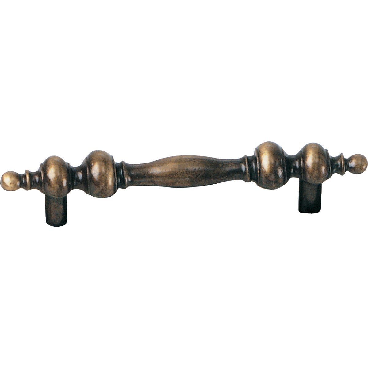 Laurey 3 In. Center-To-Center Antique Brass Classic Traditions Cabinet Pull