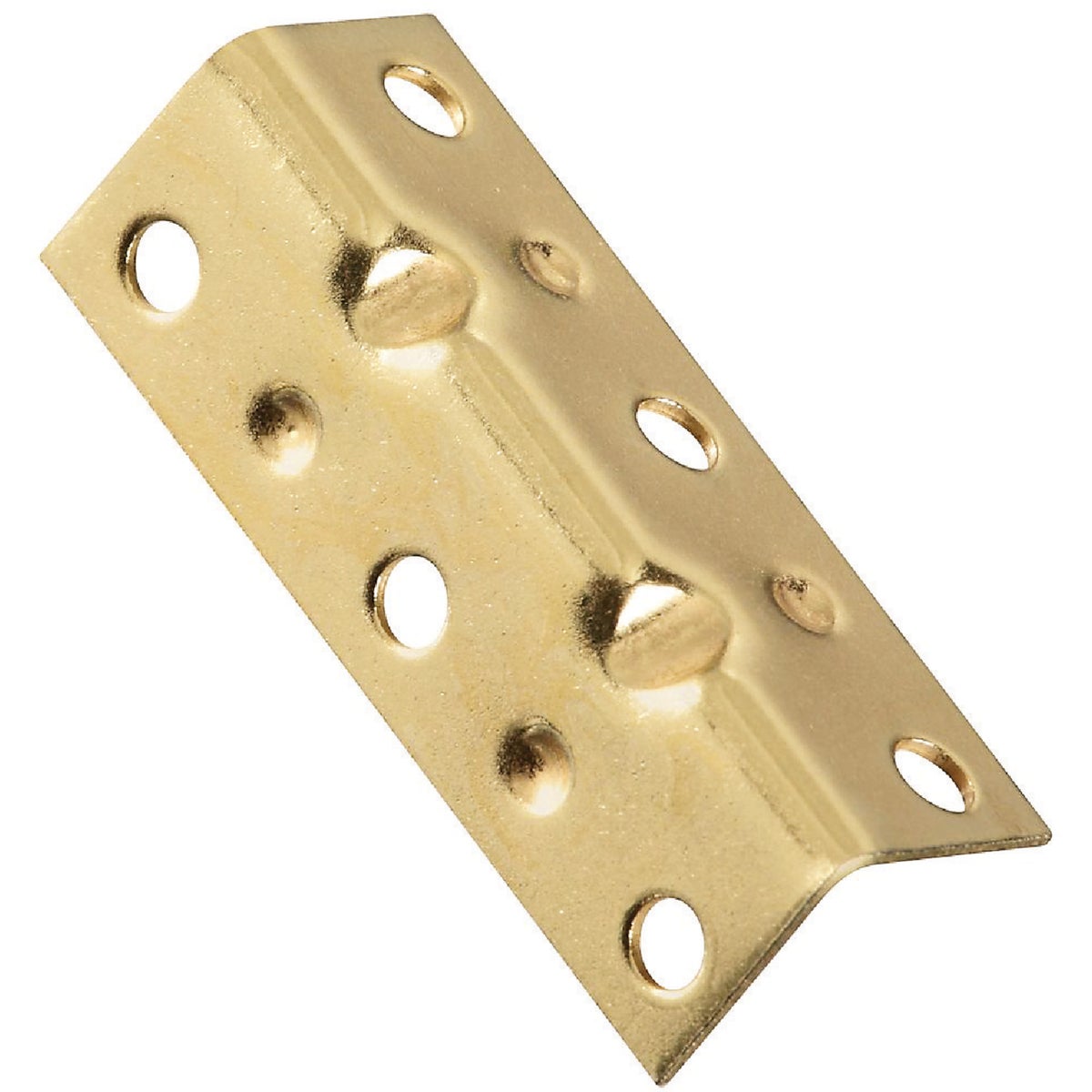 National Catalog V113 Series 2-1/2 In. x 3/4 In. Brass Corner Brace (4-Count)