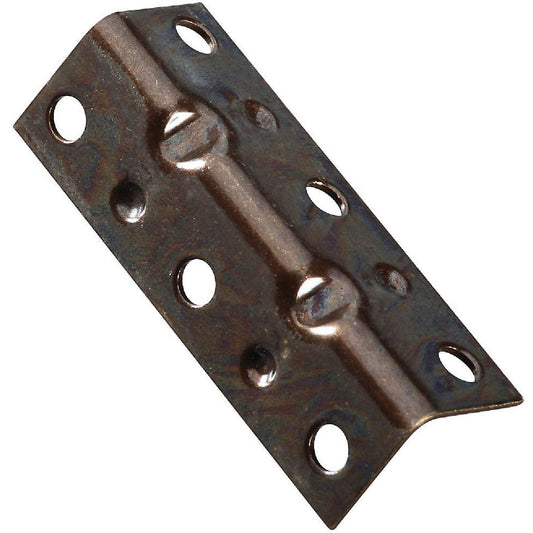 National Catalog V113 Series 2-1/2 In. x 3/4 In. Antique Brass Corner Brace (4-Count)