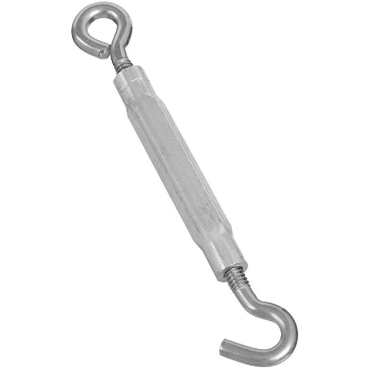 National 1/4 In. x 7-1/2 In. Stainless Steel Hook & Eye Turnbuckle