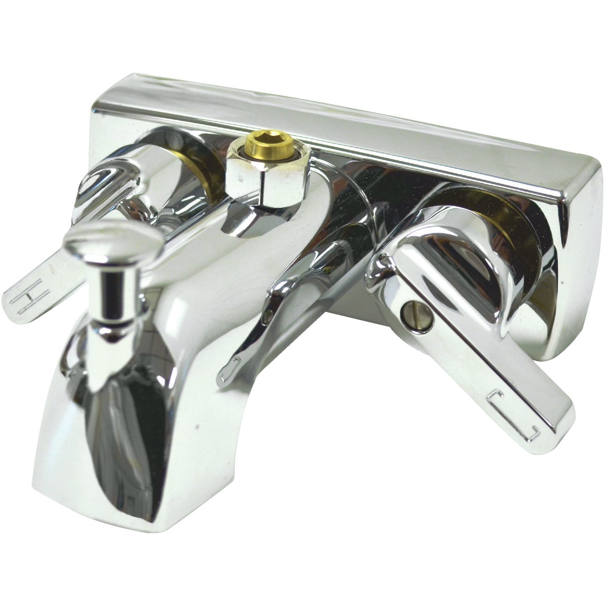 United States Hardware Chrome 2-Handle Lever Bathtub Faucet