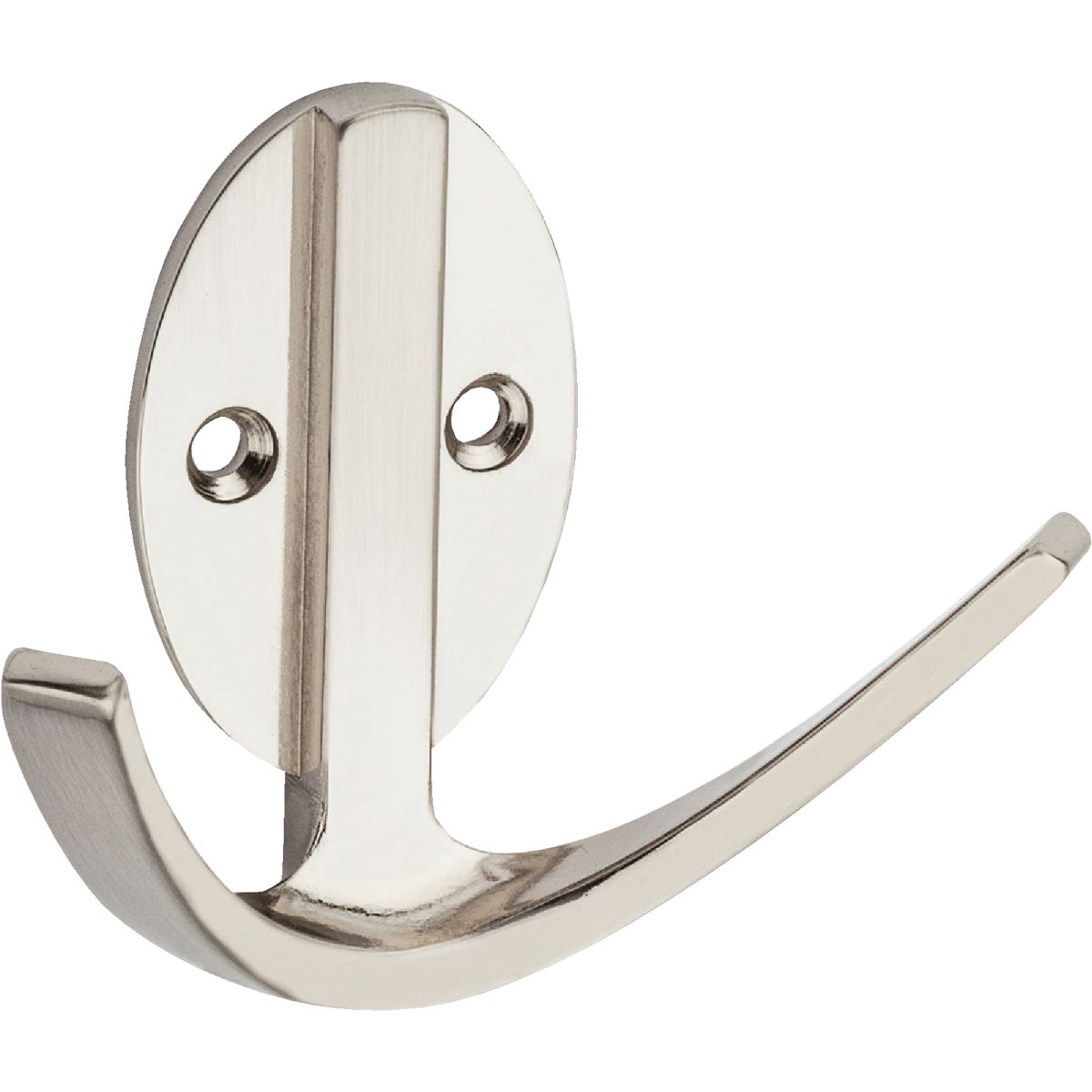 Stanley Home Designs Satin Nickel Modern Double Robe Wardrobe Hook