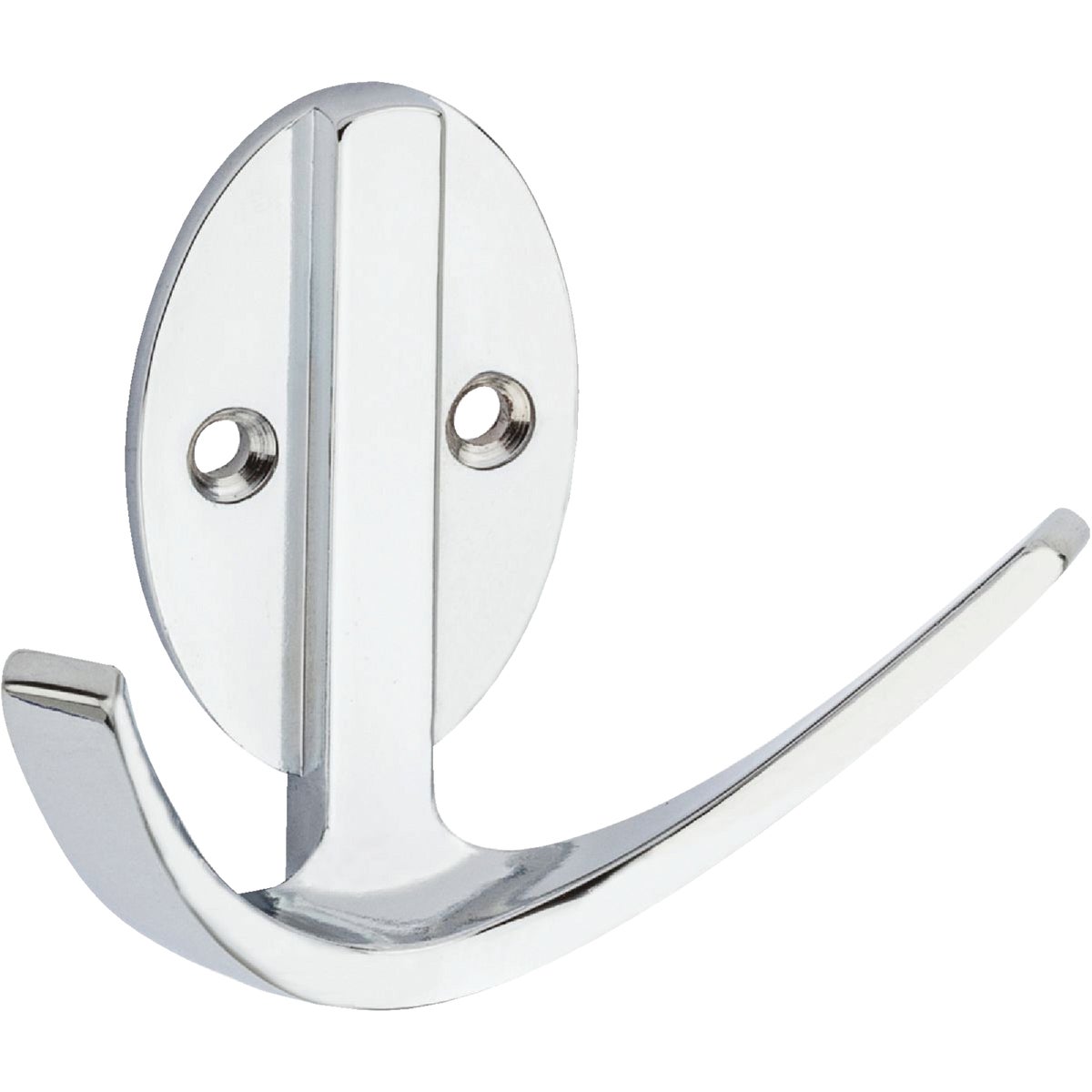 Stanley Home Designs Chrome Modern Double Robe Wardrobe Hook