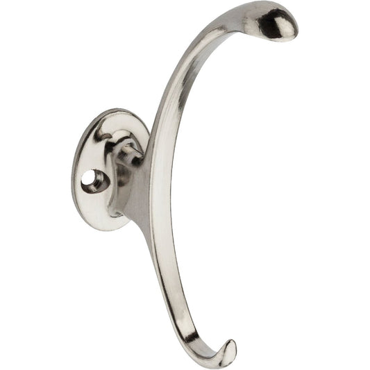 Stanley Home Designs Satin Nickel Garment Wardrobe Hook