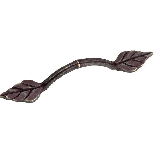 Laurey Weathered Antique Bronze Windsor Leaf 3 In. Cabinet Pull