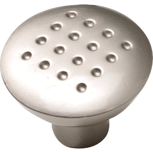 Laurey Geo 1.3 In. Dia. Flat Pewter Cabinet Knob