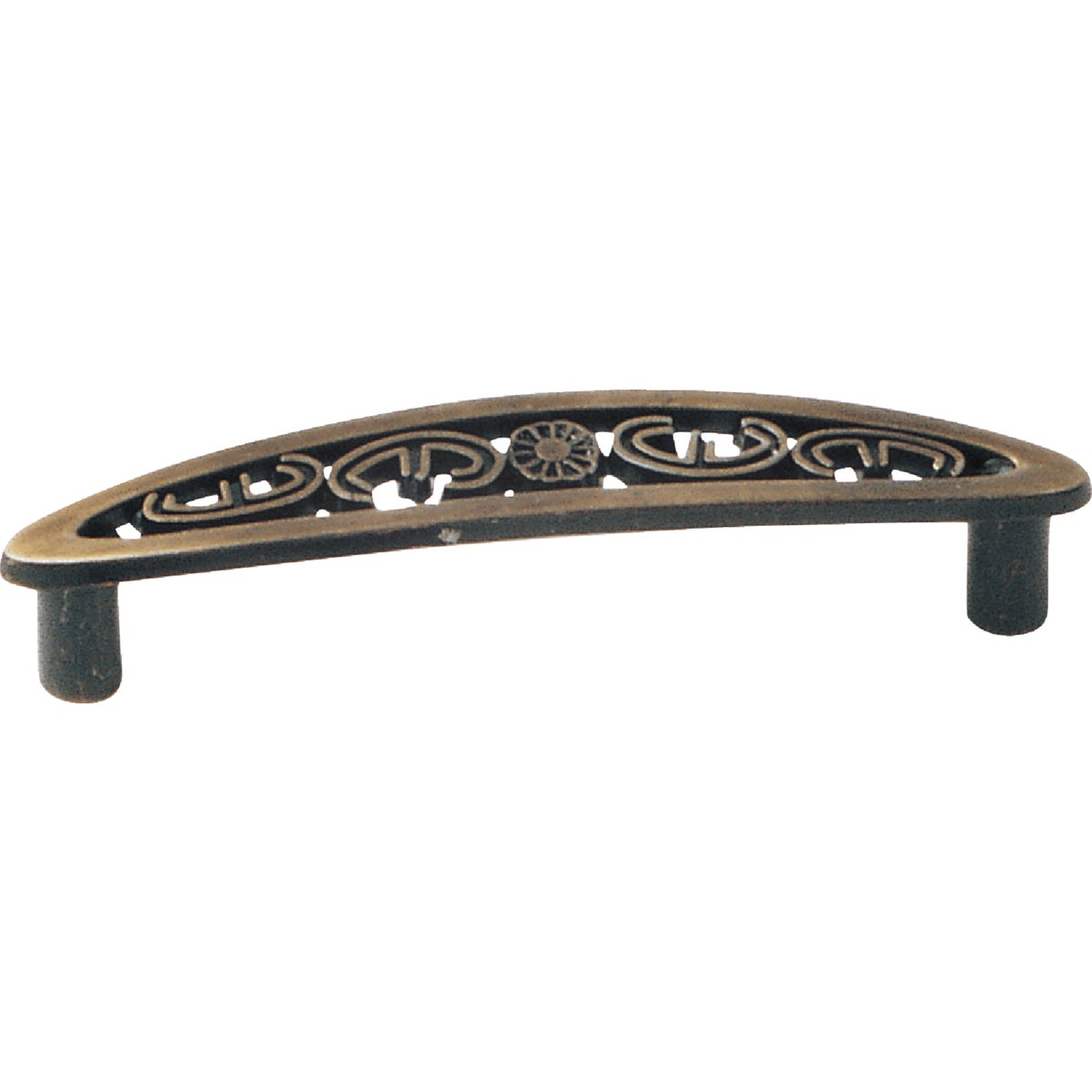 Laurey 3 In. Center-To-Center Antique Brass Center Design Cabinet Pull