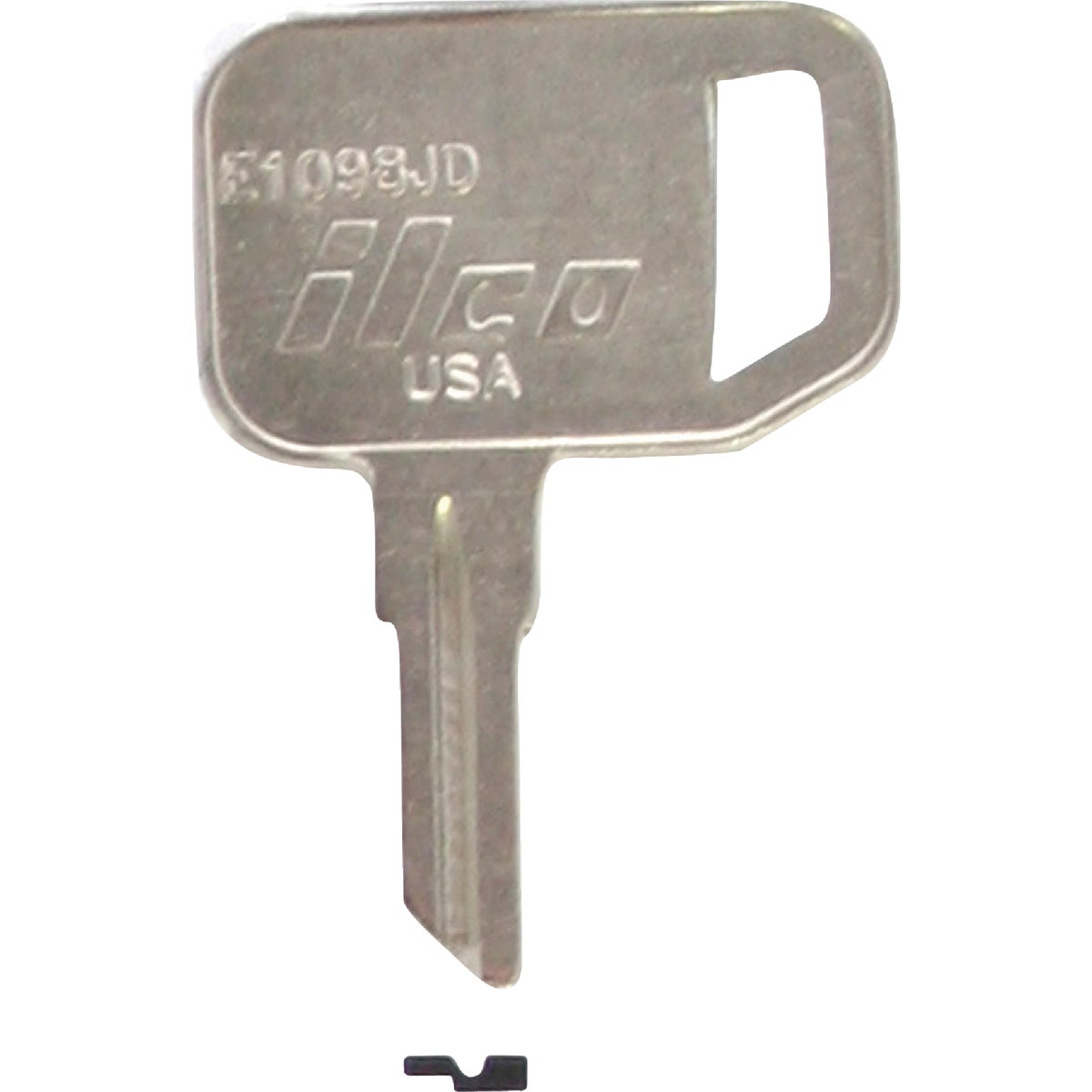 ILCO John Deere Nickel Plated Tractor Key, (10-Pack)