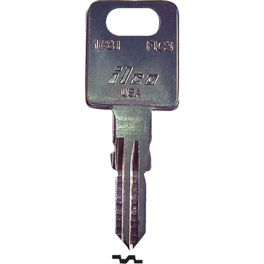 ILCO FIC Nickel Plated RV Key, (10-Pack)