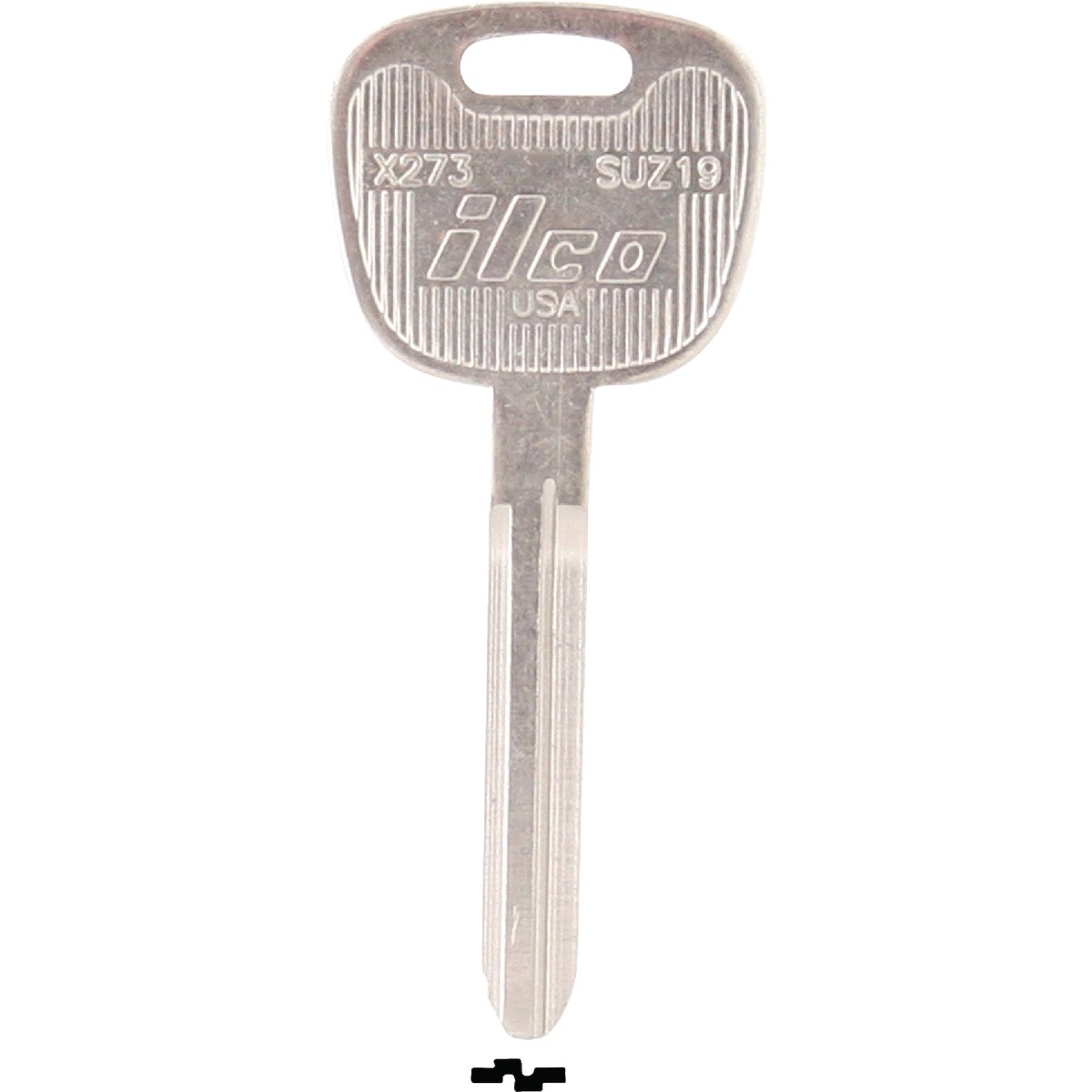 ILCO Suzuki Nickel Plated Automotive Key, SUZ19 (10-Pack)